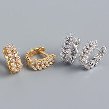 T010 925 silver zircon earring