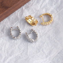 T010 925 silver zircon earring