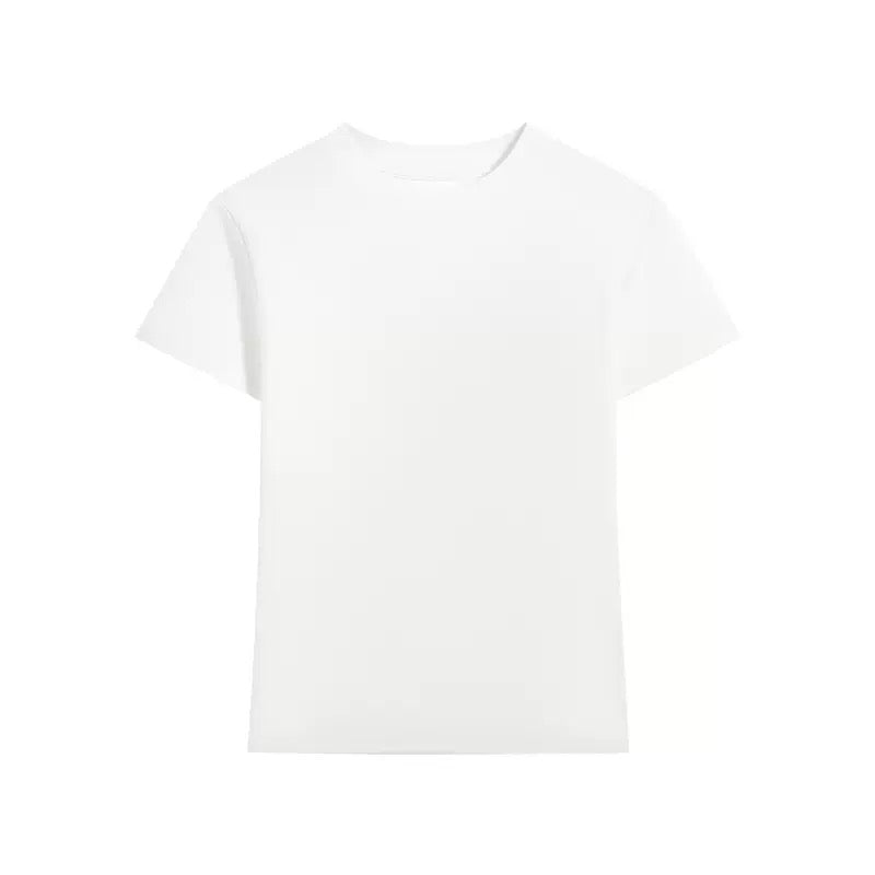 C051 Women's Cropped Fitted Stretch T-Shirt