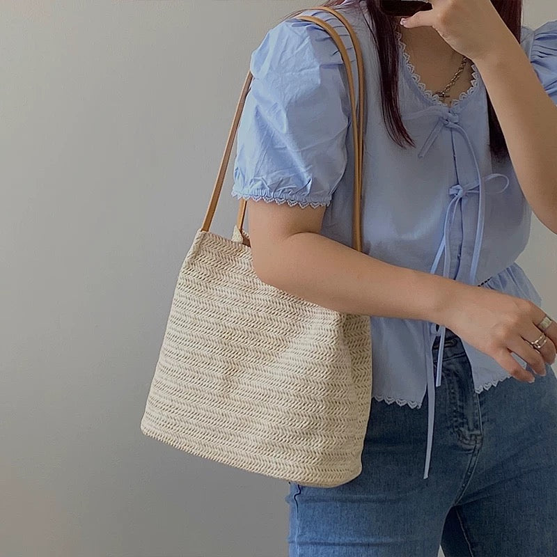 M095Fashion woven bag