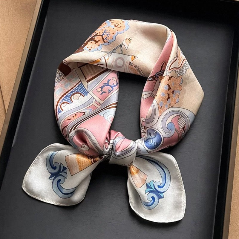 M390 Women's Large Silk Scarf