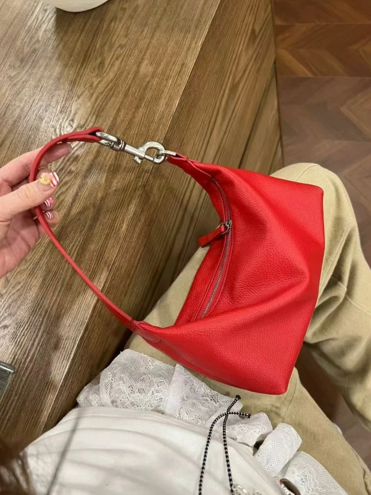 C023Real leather handbag