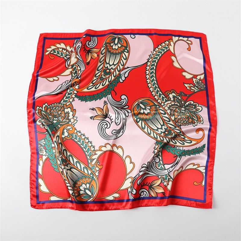 M386 Large Silk Scarf