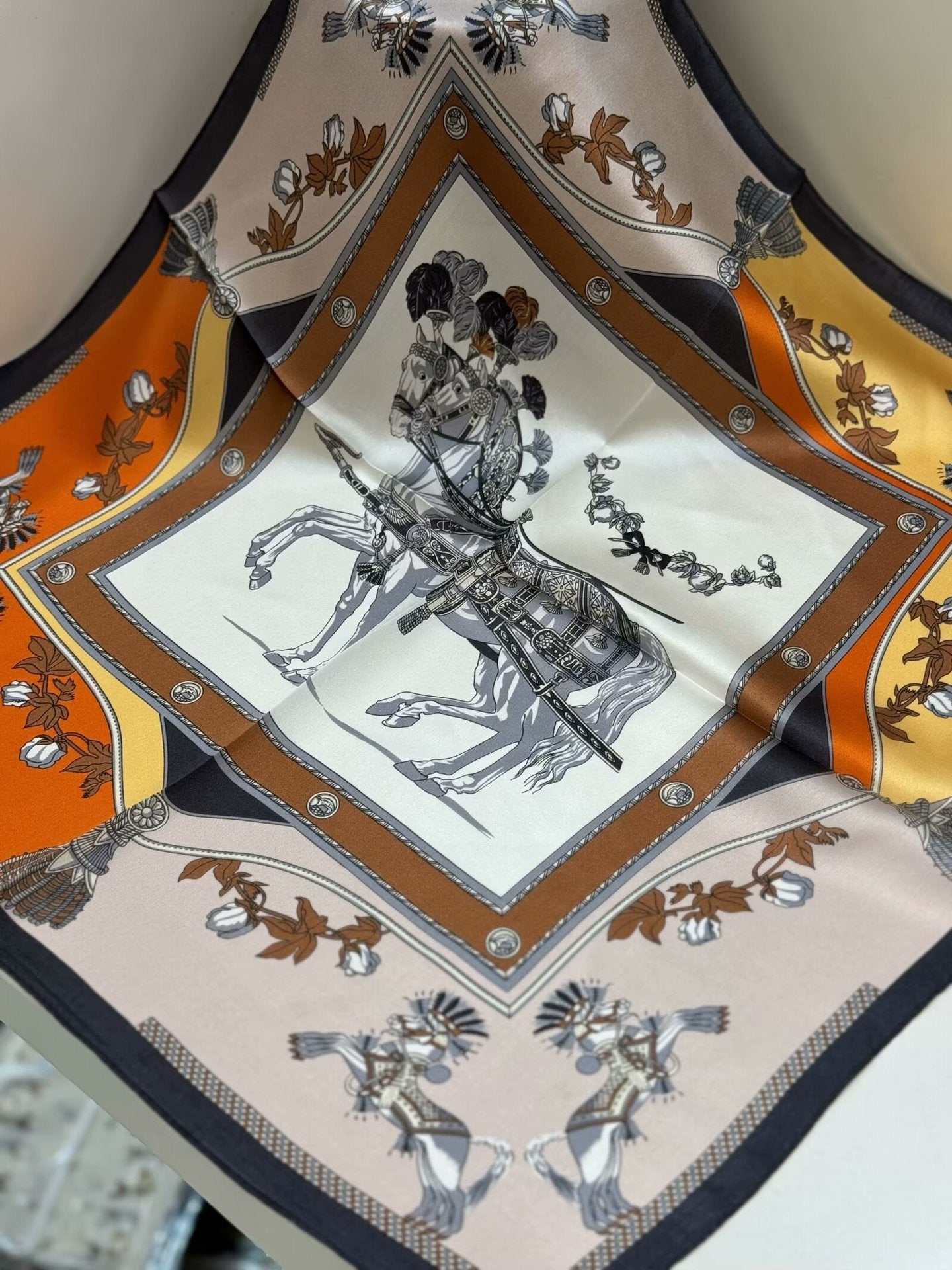 M390 Women's Large Silk Scarf