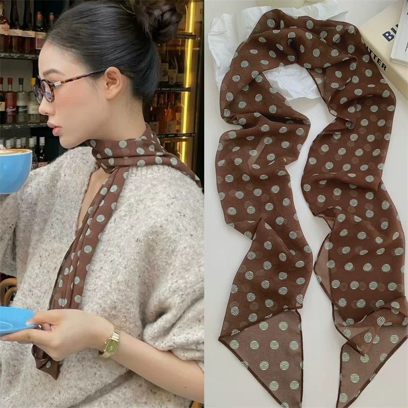 M219Woman silk scarf