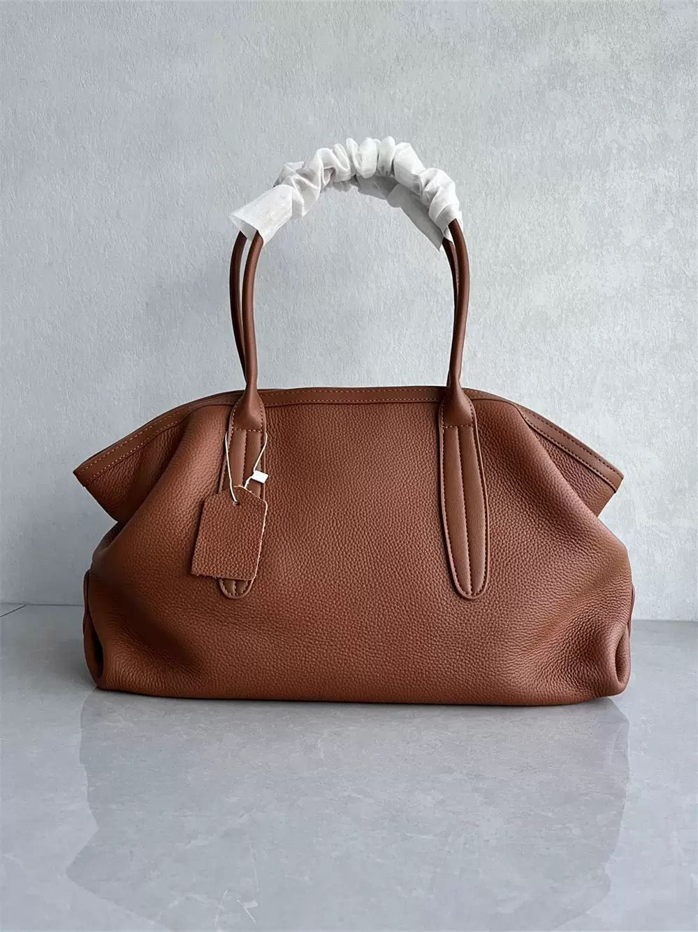 M105Real leather handbag