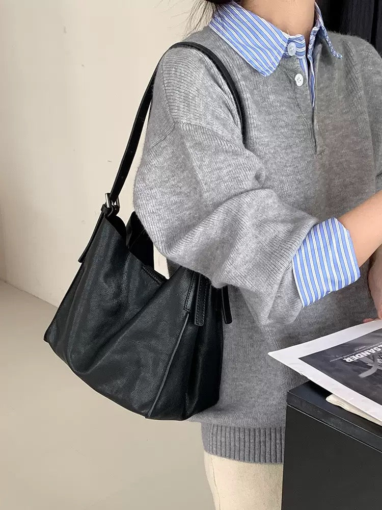 3125 genuine leather largo hobo