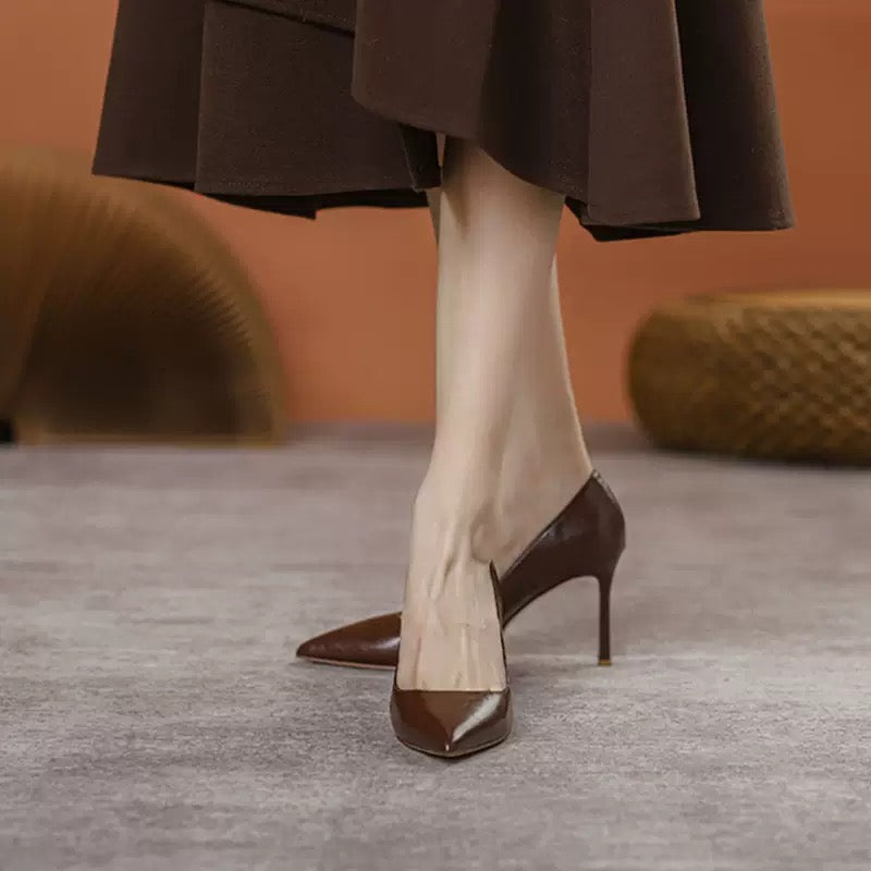 T046 Women's Pointed-Toe Stiletto Heels