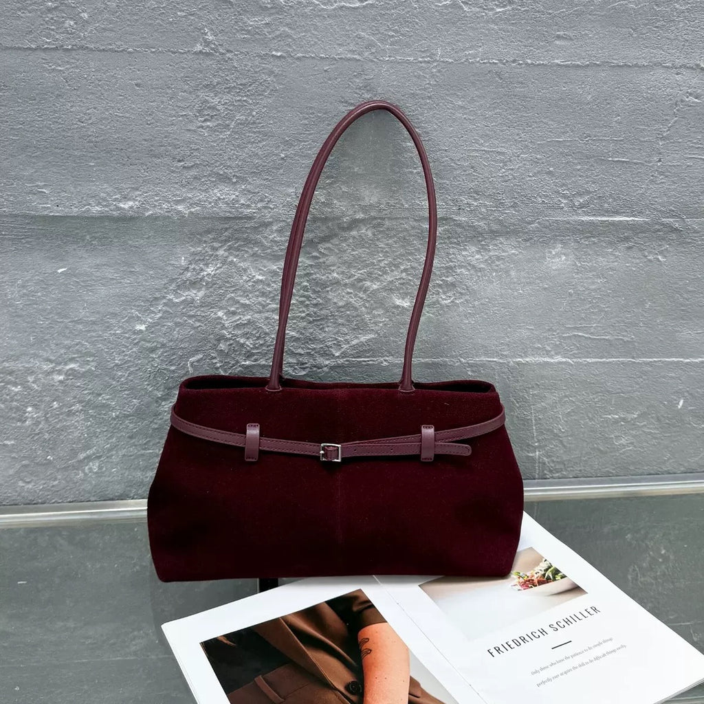 2387 suede leather women handbag