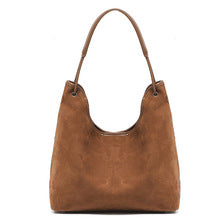 T059 suede leather handbag for women