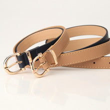 T006 Genuine leather pin buckle belt
