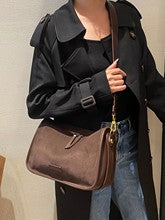 M347 fall and winter suede crossbody bag