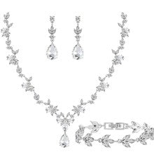 T017 alloy rhinestone jewelry set for wedding