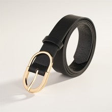 T039 genuine leather 3.2cm wide women belt