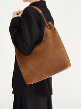 T059 suede leather handbag for women