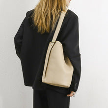 T15 Genuine leather bucket handbag