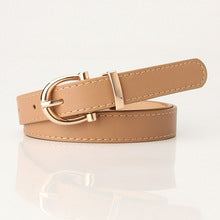 T006 Genuine leather pin buckle belt
