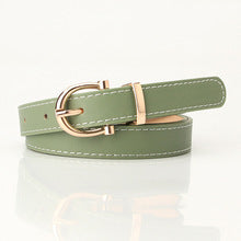 T006 Genuine leather pin buckle belt