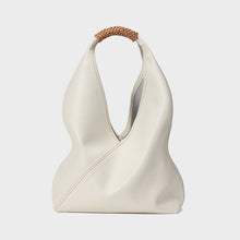 T045 Cowhide leather large hobo bag