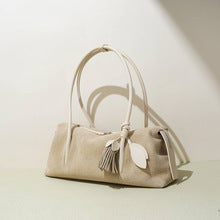 T020 suede leather niche handbag