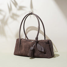 T020 suede leather niche handbag