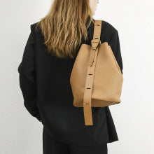 T15 Genuine leather bucket handbag