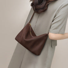 M145 Large boston handbag in suede