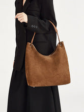 T059 suede leather handbag for women
