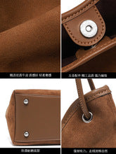 T059 suede leather handbag for women