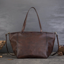 CM00 genuine leather large casual shopping bag