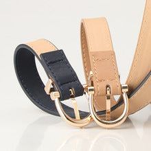 T006 Genuine leather pin buckle belt