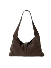 M346 large hobo in suede