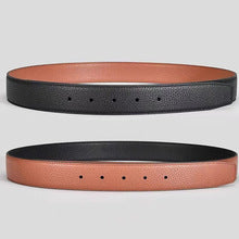 T034 Genuine leather 3.8cm wide men's belt