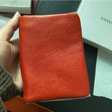 T022 genuine leather short wallet