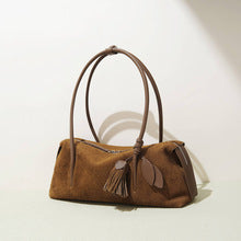 T020 suede leather niche handbag