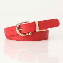 T006 Genuine leather pin buckle belt