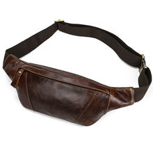 T026 genuine leather waist belt bag