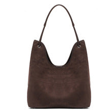 T059 suede leather handbag for women