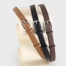 T002 Genuine leather pin buckle belt for women