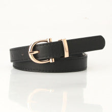 T006 Genuine leather pin buckle belt